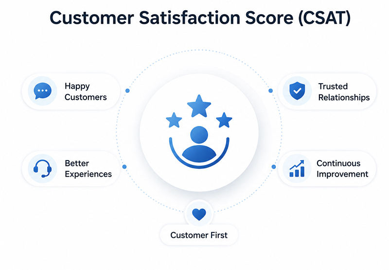 Customer Satisfaction Score (CSAT)