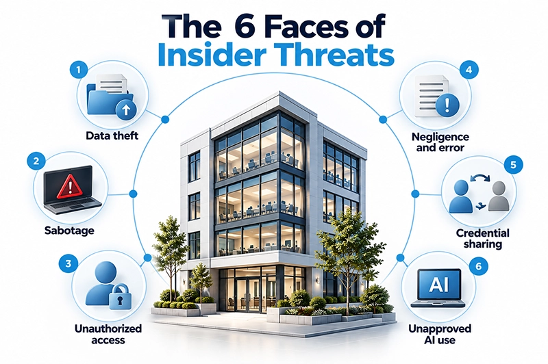 The 6 faces of insider threats