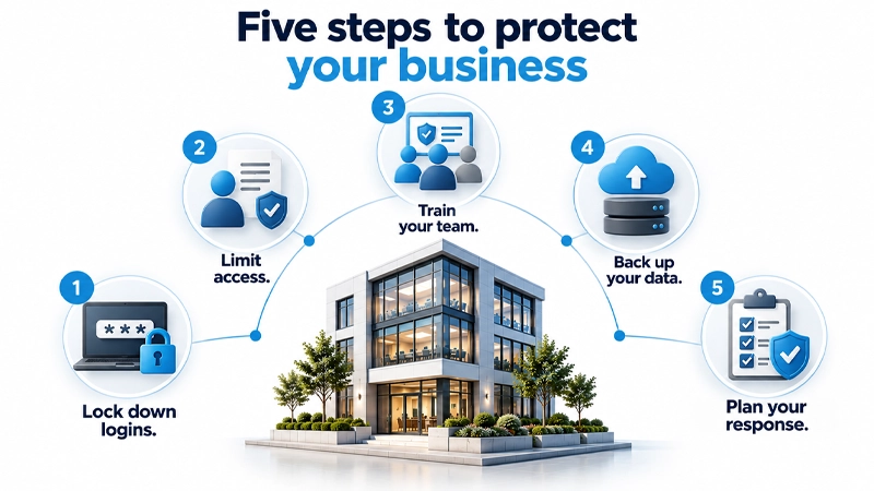 Five steps to protect your business: